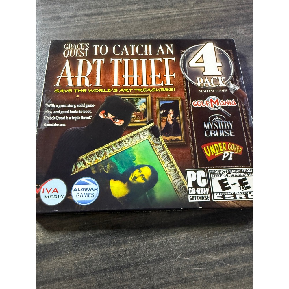 Grace's Quest To Catch An Art Thief 4 Pack PC CD-ROM Viva Media Alawar Games